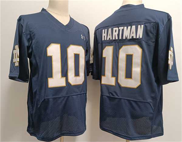 Men%27s USC Trojans #10 Sam Hartman Navy With Name Stitched Jersey->usc trojans->NCAA Jersey